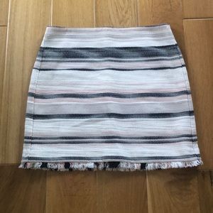 Ann Taylor Loft Tweed Mini Skirt Sz10